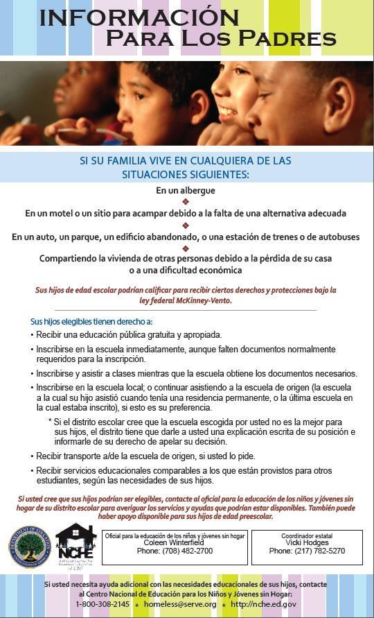 Homeless Rights Poster in Spanish