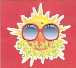  Summer Meals Logo of Sun with Sunglasses On