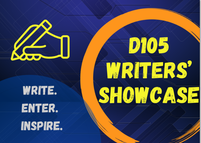 Essay Writing Contest in Turquoise Orange Pink Cartoon Style
